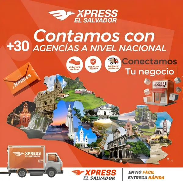 +30 Agencias a nivel nacional – Xpress El Salvador